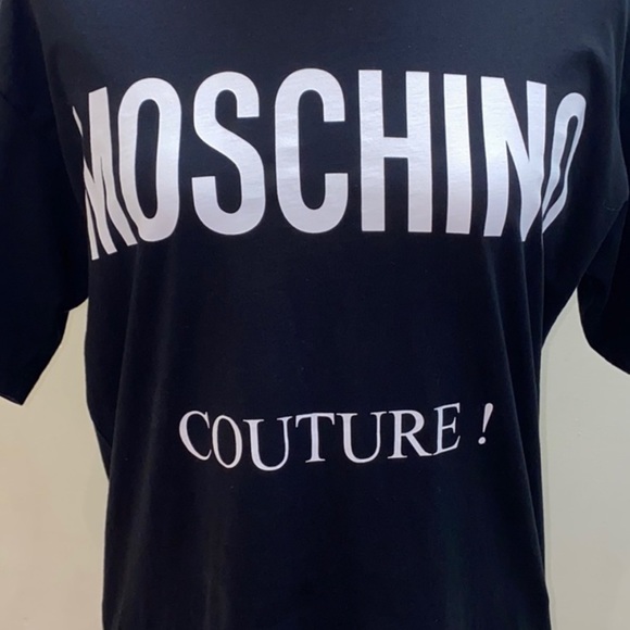 Moschino shirt in cotton jersey with couture print - Picture 10 of 14